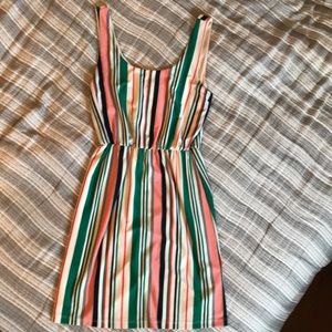 Sleeveless striped dress